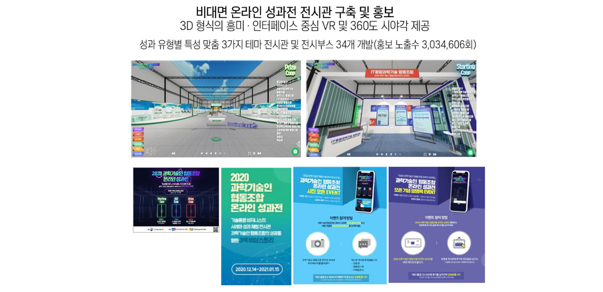 온라인 성과전 전시관 구축 및 운영